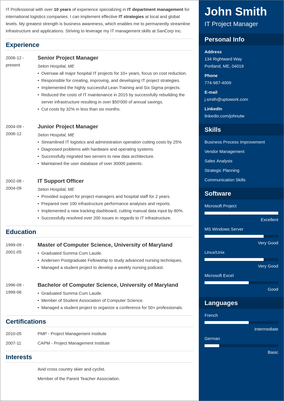 downloadalbe free resume template simple