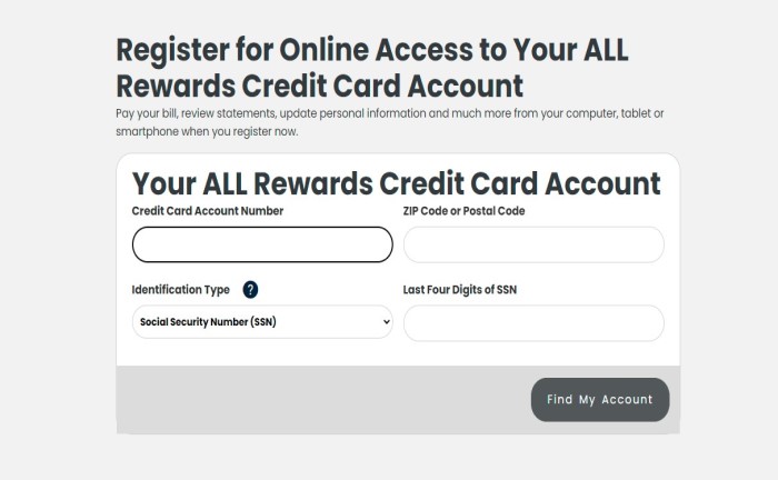 register credit card