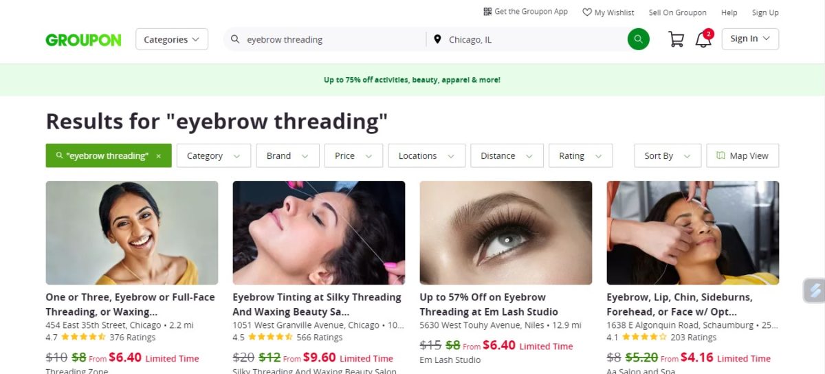 How to locate the best Eyebrow threading - groupon
