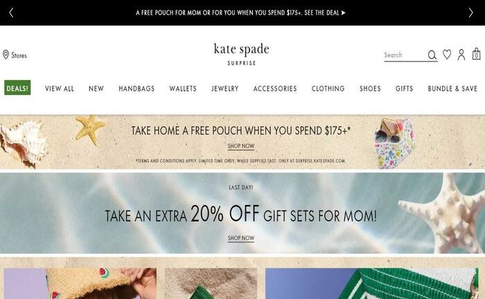 Is the surprise Kate Spade website legit? 