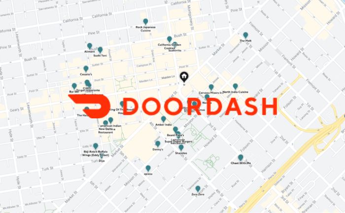 doordash dasher map save money 
